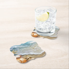 Zand en Zee Kartonnen Onderzetters