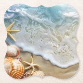 Zand en Zee Kartonnen Onderzetters (Voorkant)