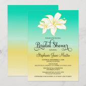 Zand en Zee Kleur Ombre Vrijgezellenfeest Kaart (Voorkant / Achterkant)