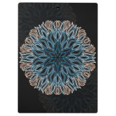 Zand en Zee Mandala  Klembord (Achterkant)