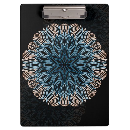 Zand en Zee Mandala  Klembord (Voorkant)