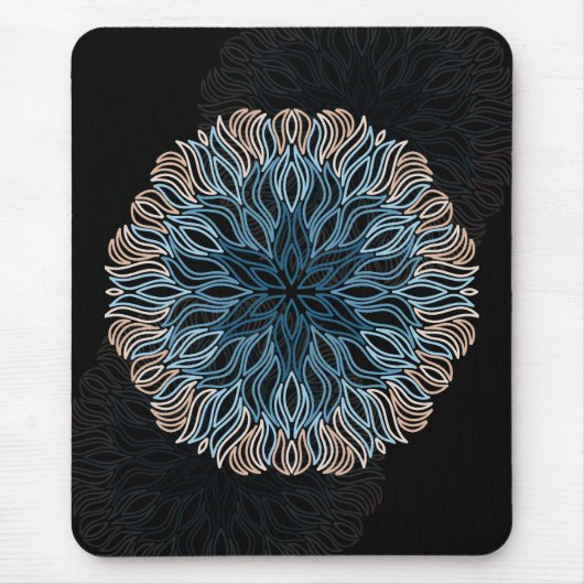 Zand en Zee Mandala Muismat (Voorkant)