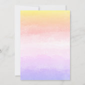 Zand en Zee Palm Beach Getaway Uitnodiging (Achterkant)