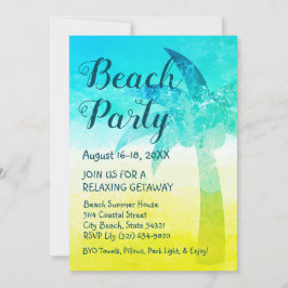 Zand en Zee Palm Beach Getaway Uitnodiging