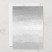 Zand en Zee Palm Tree Beach Getaway Uitnodiging (Achterkant)