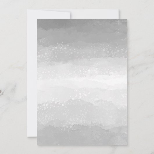 Zand en Zee Palm Tree Beach Getaway Uitnodiging (Achterkant)