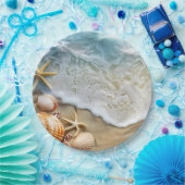 Zand en Zee Papieren Bordje (Feest)