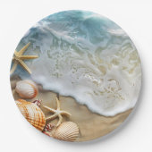 Zand en Zee Papieren Bordje (Voorkant)