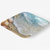 Zand en Zee Papieren Bordje (Gebogen)