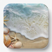 Zand en Zee Papieren Bordje (Voorkant)