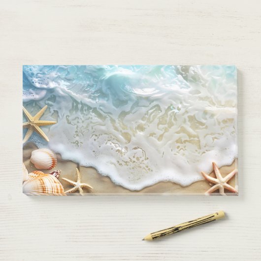 Zand en Zee Post-it® Notes (Op bureau)