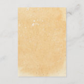 Zand en zee schelpen / strand bruiloft informatie  informatiekaartje (Achterkant)