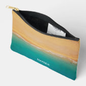 Zand en Zee Shoreline Foto gepersonaliseerd Etui (Open)