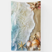 Zand en Zee Spandoek (Verticaal)