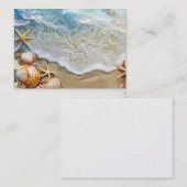 Zand en Zee Visitekaartje (Voorkant / Achterkant)