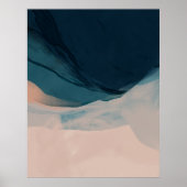 Zand- en Zee Waterverf Basis-decor Poster (Voorkant)