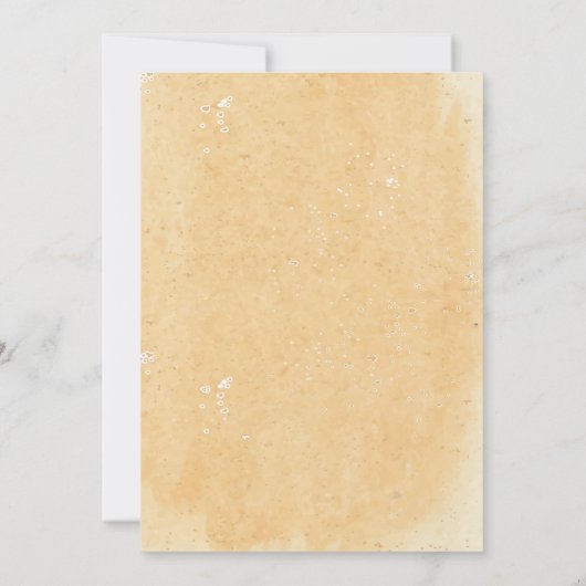 Zand- en zeeschelpdieren/uitnodiging tot het voere kaart (Achterkant)