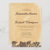 Zand- en zeeschelpdieren/uitnodiging tot het voere kaart (Voorkant / Achterkant)