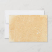 Zand- en zeeschelpen/Beach Wedding RSVP-kaarten RSVP Kaartje (Achterkant)