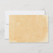 Zand- en zeeschelpen/strand bruiloft RSVP Kaartje (Achterkant)