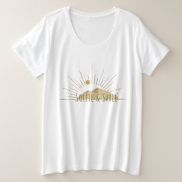 zand en zonlicht grote maat t-shirt