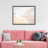 Zand, Golven, Strand Canvas Afdruk (Insitu (Woonkamer))