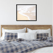 Zand, Golven, Strand Canvas Afdruk (Insitu (Slaapkamer))