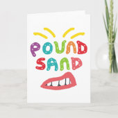 Zand happen kaart (Voorkant)
