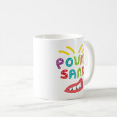 Zand happen koffiemok (Voorkant rechts)