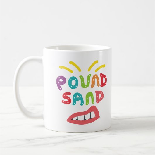 Zand happen koffiemok (Links)