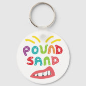 Zand happen sleutelhanger (Voorkant)