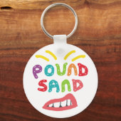 Zand happen sleutelhanger (Achterkant)
