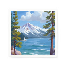 Zand Haven Strand Lake Tahoe Schildering