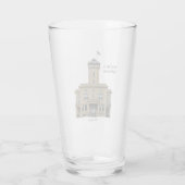 Zand-Hills vuurtoren Glas (Achterkant)