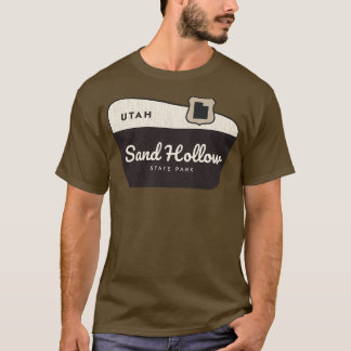 Zand Hollow State Park Utah Welkomstbord T-shirt