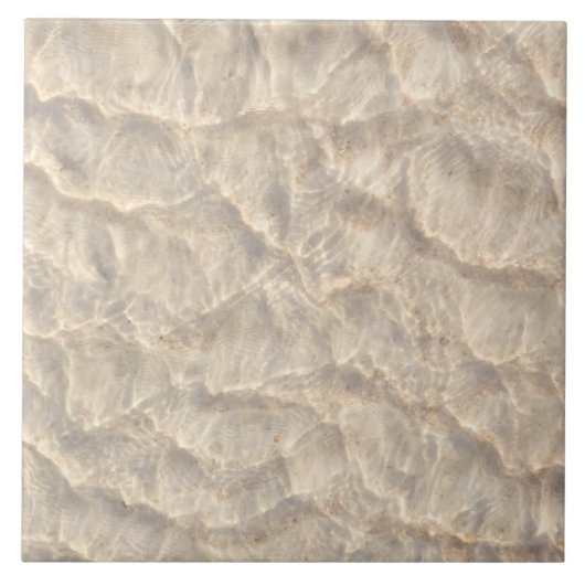 Zand in het water tegeltje (Voorkant)