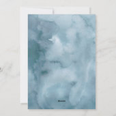 Zand is de New Snow Coastal kerstfoto Feestdagenkaart (Achterkant)