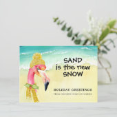 Zand is de Nieuwe Beweging van de Vakantie van het Aankondiging (Staand voorkant)