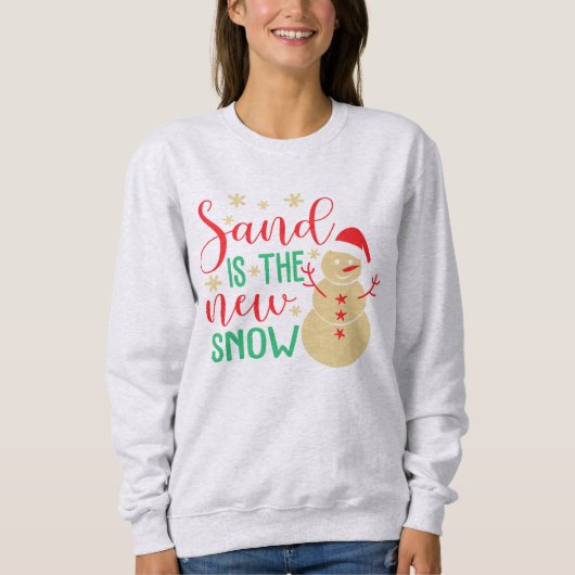 Zand is de Nieuwe Sneeuw Trui (Voorkant)