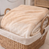 Zand Ivoor Fade Fleece Dekbed Deken