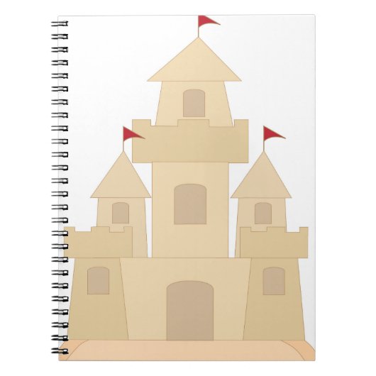 Zand Kasteel Notitieboek (Voorkant)