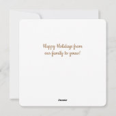 Zand Kerstboom - Platte Kerstkaart (Achterkant)