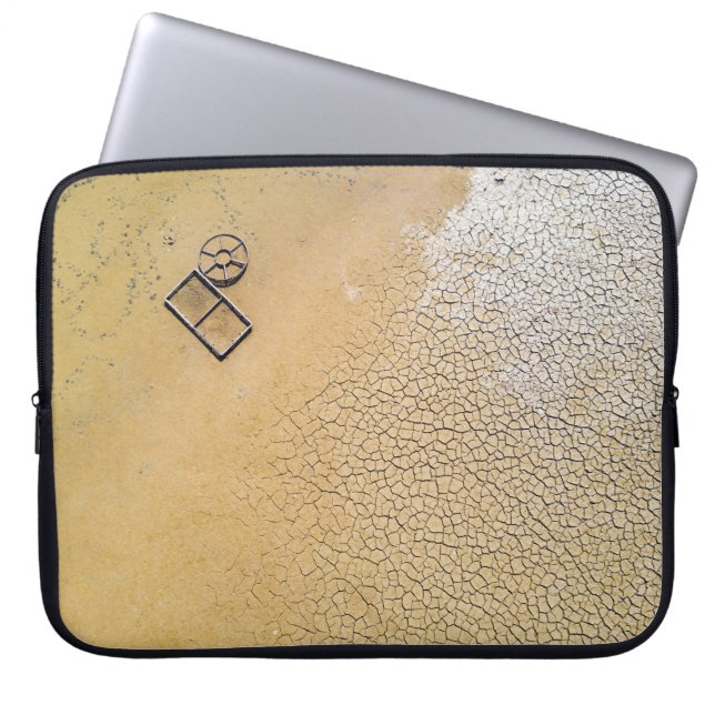 Zand Laptop Sleeve (Voorkant)