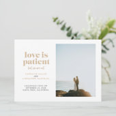 Zand Liefde is Geduldig Maar Wij Zijn Niet Elopeme Aankondiging (Staand voorkant)