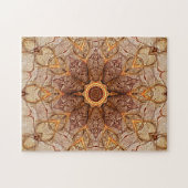 Zand Mandala Patroon met Ster Centrum Puzzel (Horizontaal)