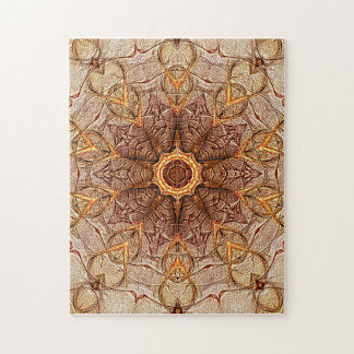 Zand Mandala Patroon met Ster Centrum Puzzel