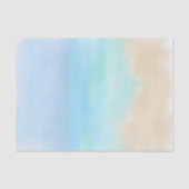 Zand, Oceaan en Sky Beach Tissuepapier (Voorkant)