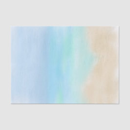 Zand, Oceaan en Sky Beach Tissuepapier