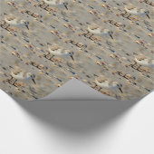 Zand Piper en Seashells Cadeaupapier (Hoek)