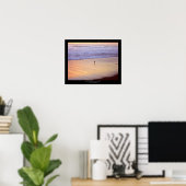 Zand Piper op Sunset: Ventura - Californië Poster (Thuiskantoor)